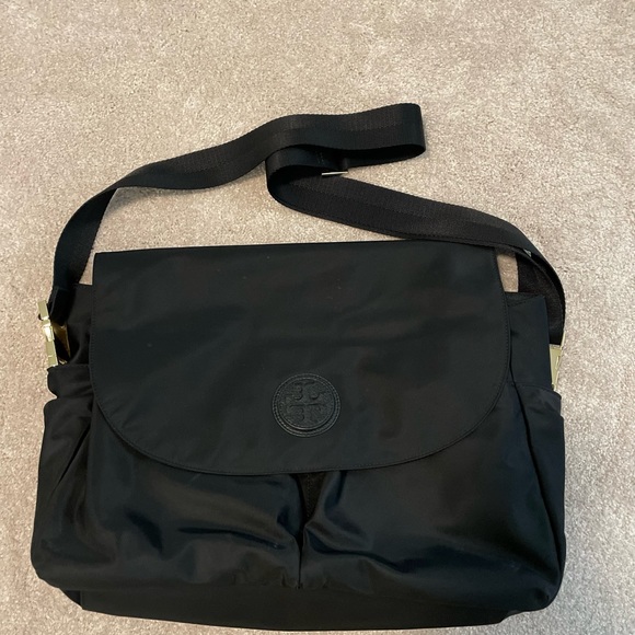 Tory Burch Bags Tory Burch Black Nylon Messenger Baby Bag Poshmark